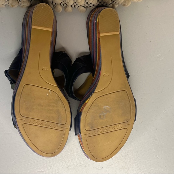 Vintage Nine West Rainbow Platform Heels - Picture 6 of 10